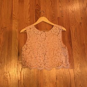 Jenny Yoo Cleo Top in Cameo Pink